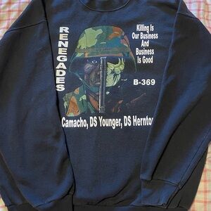 Renegades Black Graphic Sweater Adult Size Large